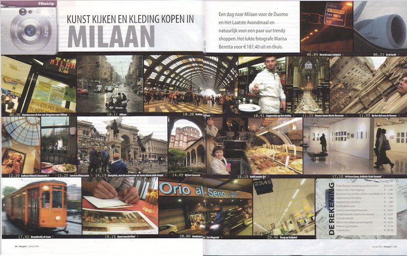 Flitstrip Milaan, Reisgids 2008