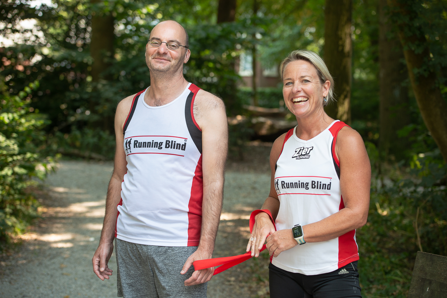 Ambassadeur Jaar van de Toegankelijkheid, Peter. 2018 Running Blind